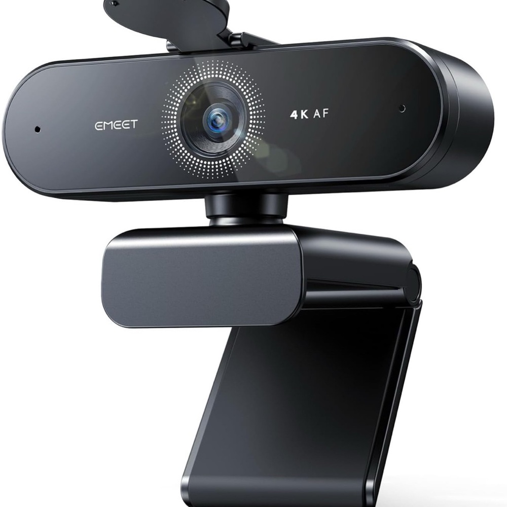 AMEEK 4K HD Webcam Black